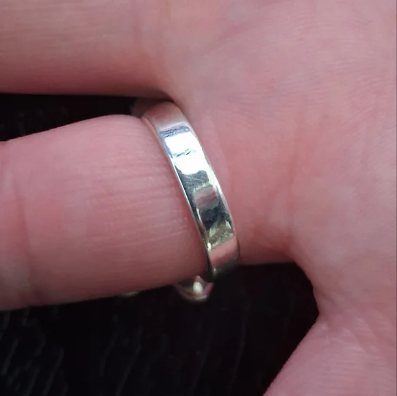 ITALIAN CORAL AND BLACK STALLION DAHLIA RING 925 STERLING SILVER ADJUSTABLE - Picture 5 of 5